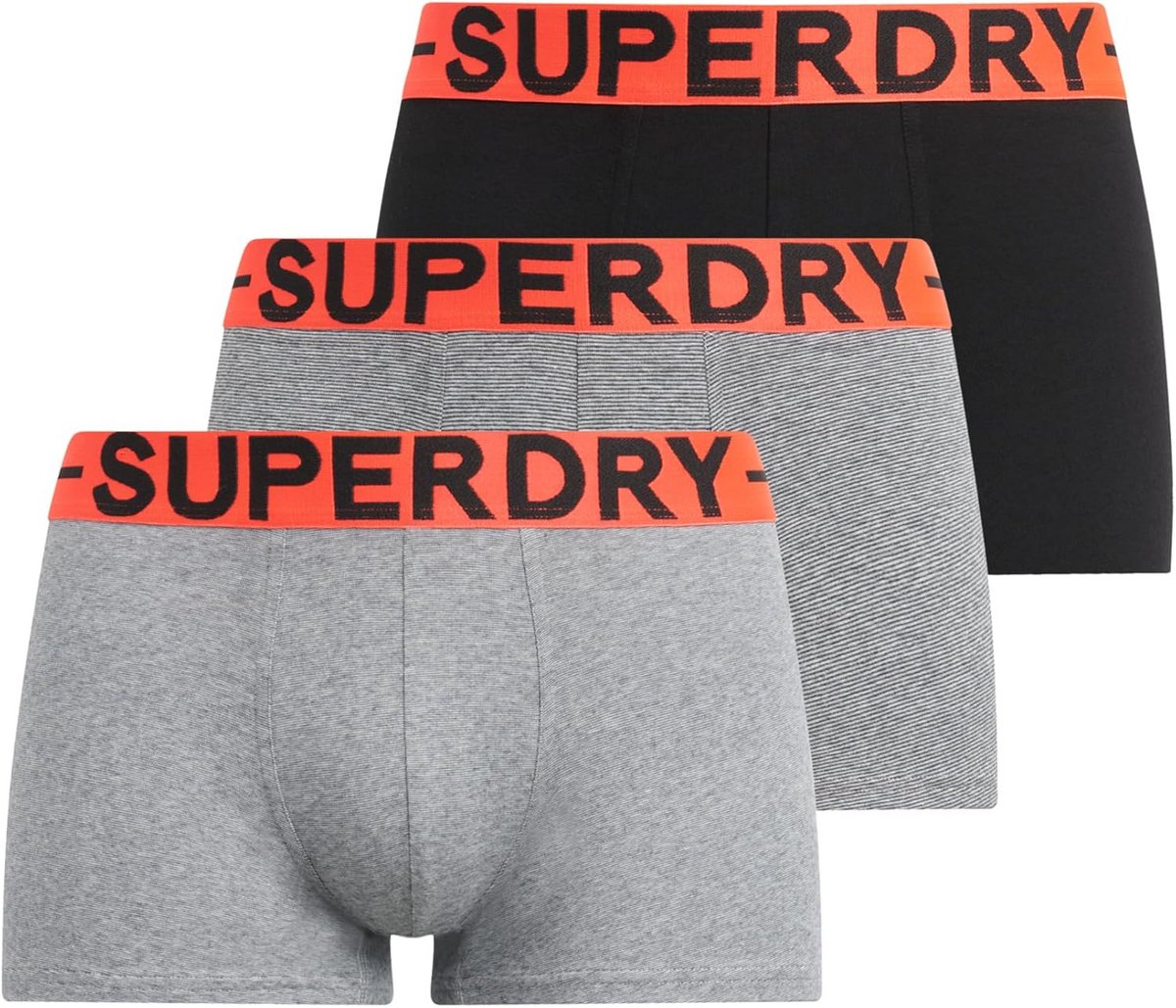 Heren Boxershorts Set van 3 - Comfortabele Katoen Ondergoed met Elastische Tailleband