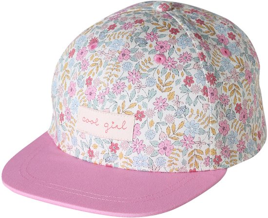 Vertbaudet Casquette - fille - imprimé fleuri