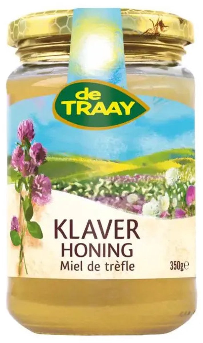 Traay Klaverhoning creme 350 Gram
