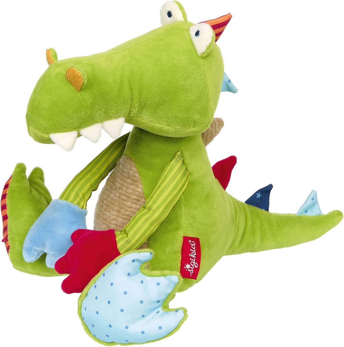 Krokodil Knuffeldier Patchwork Kleurrijk Pluche Speelgoed Baby en Kinderen