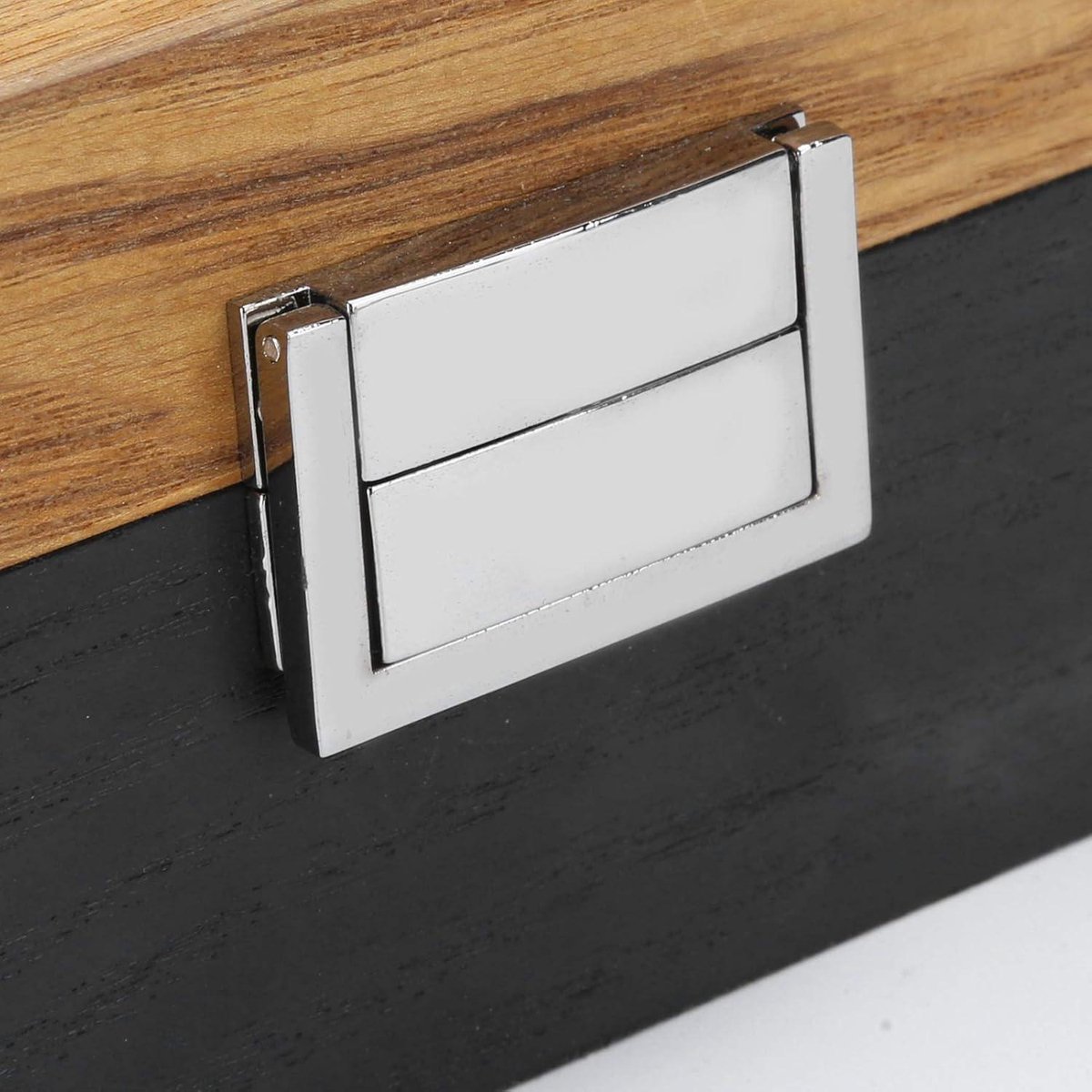 Massief houten horloge-opbergdoos met 6 sleuven - Decoratieve horloge-organizer voor opslag en weergave