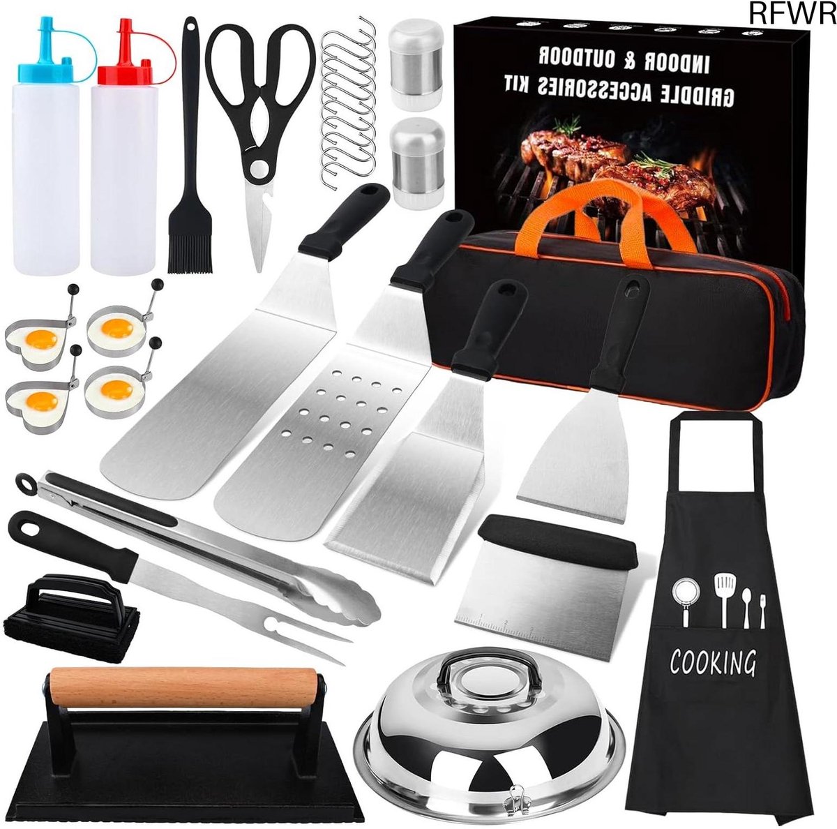 Bbq Gereedschap - Accesoires - Borstel - Thuis Pakket - Compleet