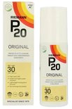 Fles en doosje P20 Original zonnebrandspray met SPF 30, hoge UVA, zweet- en waterbestendig.