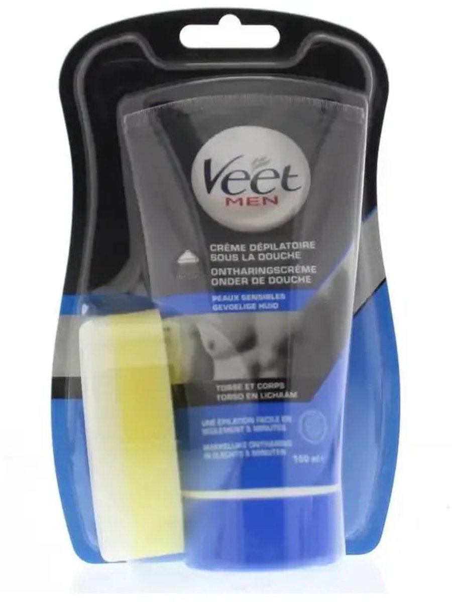 Veet - Ontharingscreme - Man - Gevoelige Huid - In Shower - 150 ml — cadeau in Cadeau-ideeën - foto 7