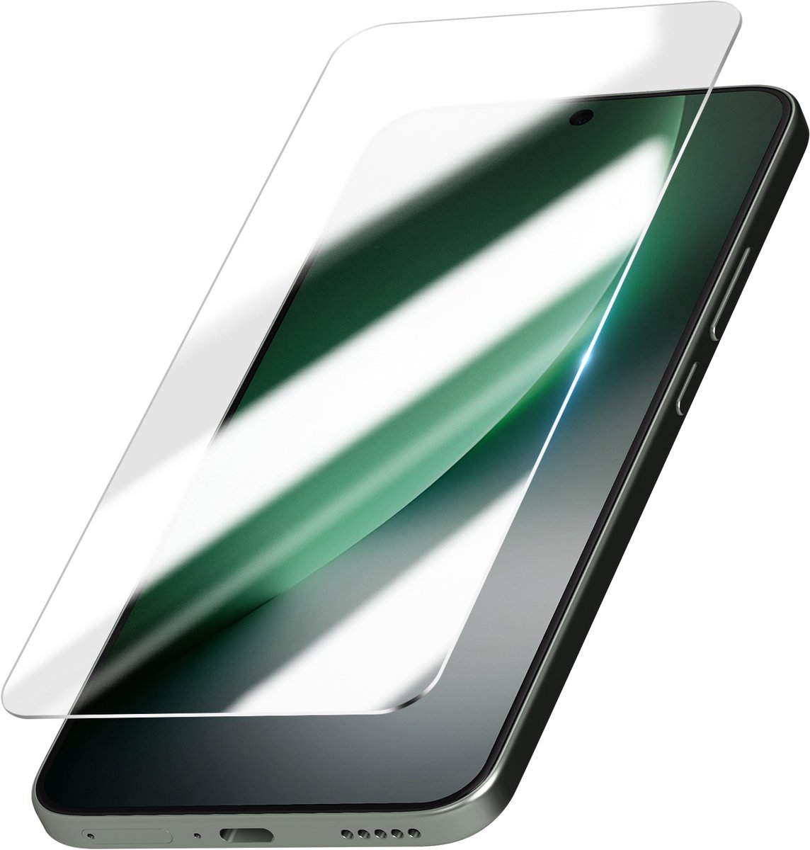 Avizar HD-gehard glas Geschikt voor Honor Magic 8 Lite Helder en resistent, Transparant