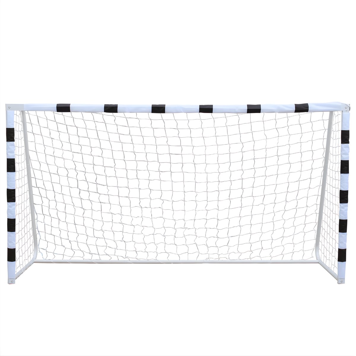 Opvouwbaar Voetbaldoel - Voetbalgoal - Voor Kinderen - Buitenspeelgoed - 305 X 201 cm - Zwart