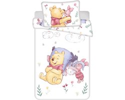 Disney Winnie de Poeh BABY / Peuter dekbedovertrek - 135 x 100 + 40 x 60 cm - Katoen