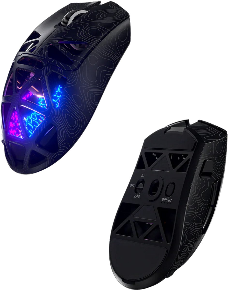 Furycube G11 - Tri-Mode Gaming Muis - 1000Hz - Zwart thumbnail 6