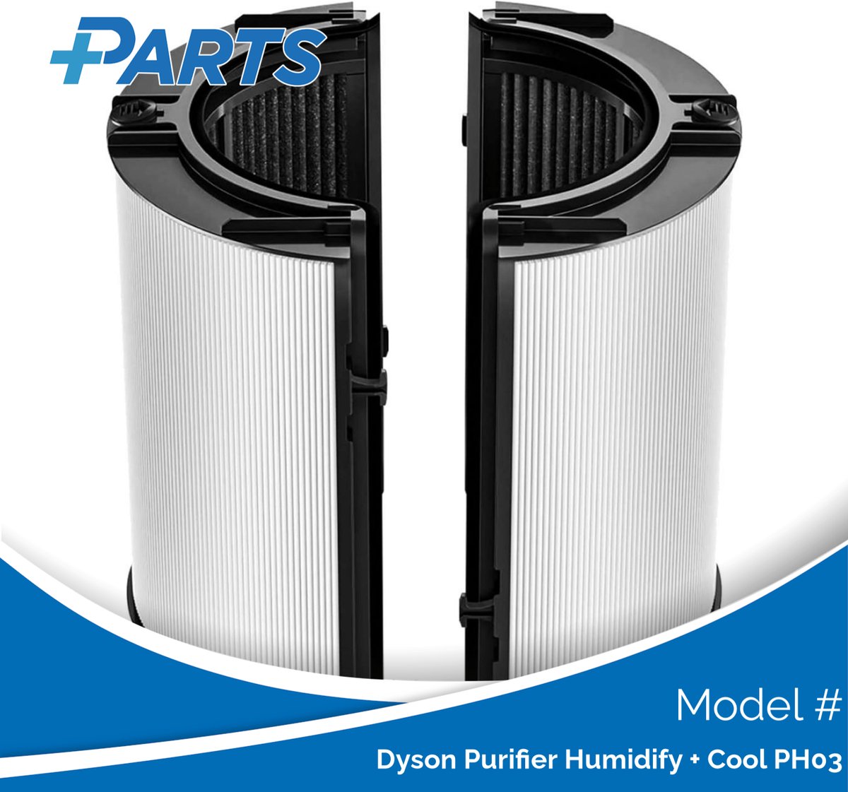Dyson Purifier Humidify + Cool PH03 Filter van Plus.Parts® geschikt voor Dyson