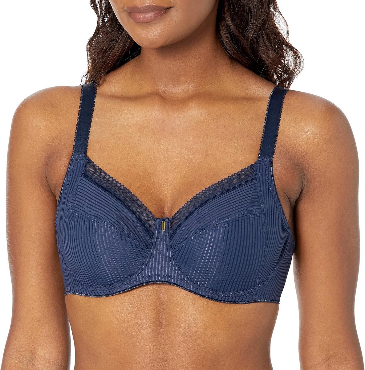 Voorgevormde Beugel BH voor Dames met Subtiele Strepen - Comfortabele Dagelijkse Lingerie
