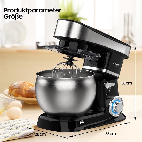 Deegmachine - Kneedmachine - Deegmixer Compact van Merkloos — afbeelding 5