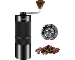 Handmatige Koffiemolen - Koffiebonen maler - Verse koffie zetten - Roestvrij staal kern - 5.4 x 5.4 x 16.2 cm