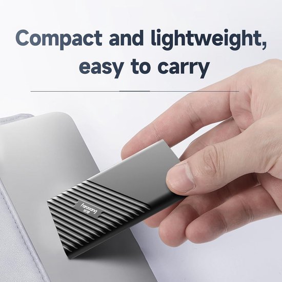 Externe SSD - Portable Harde Schijf - Compact - USB C van Merkloos — afbeelding 5