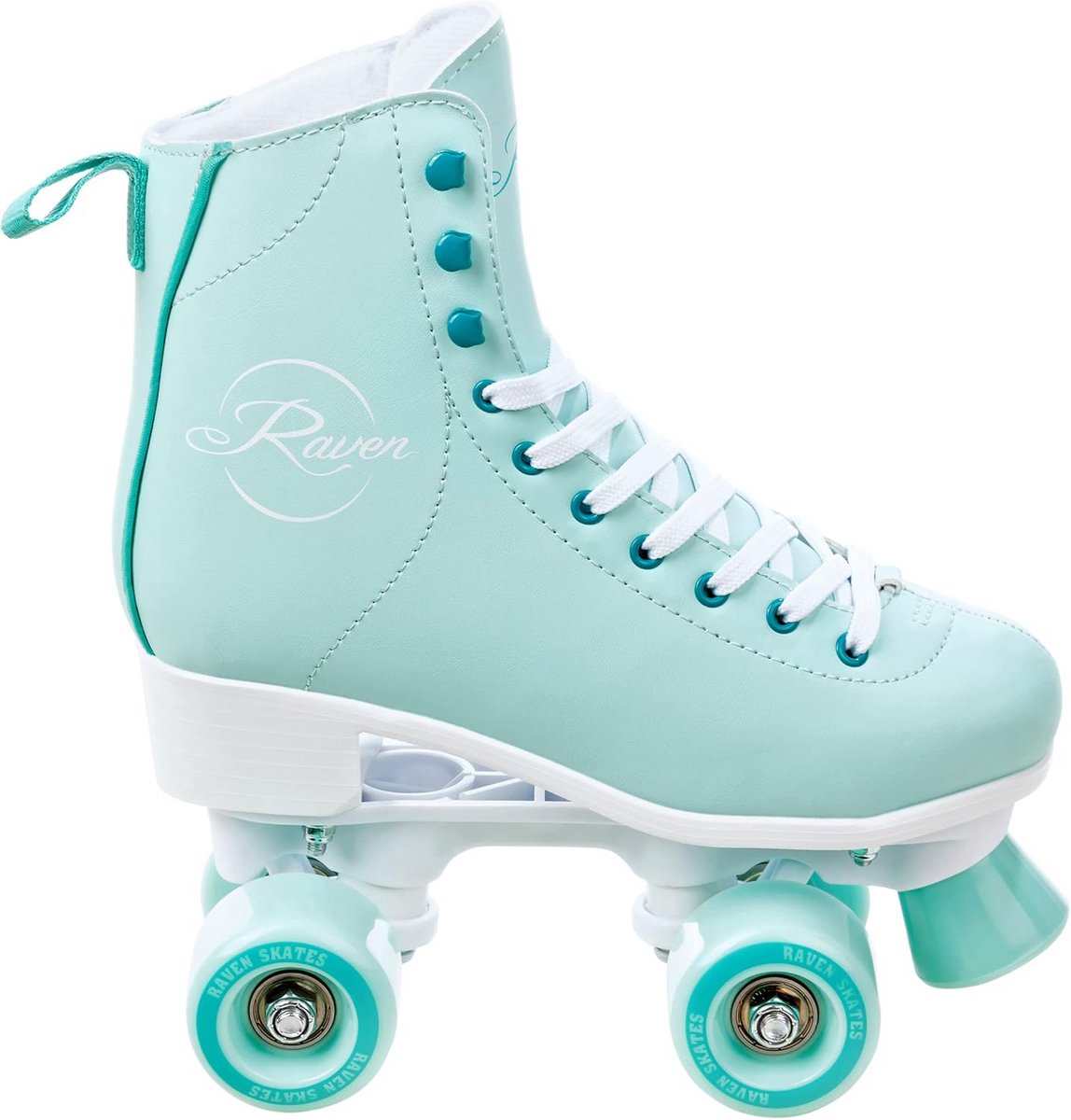 Verstelbare Rollerblades/Skeelers voor Dames en Heren - Maat 38 - Mint Groen