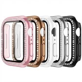 Zwart+Transparant+Zilverachtig+Roze+Roségoud 42 mm serie 1,2,3