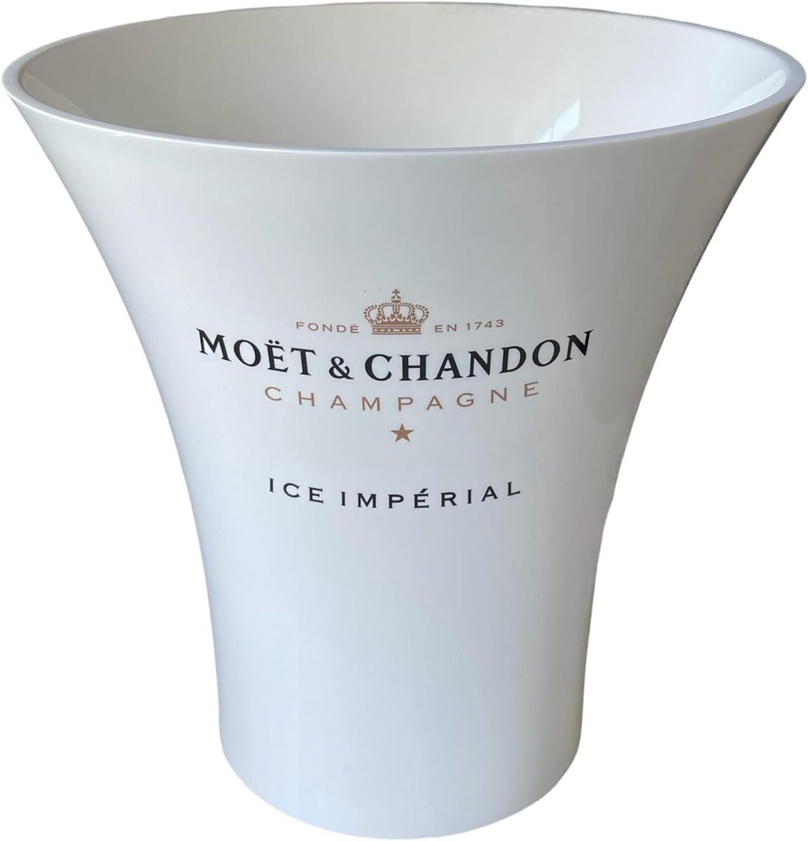 Champagnekoeler Wit voor 0.75L en 1.5L Magnum Flessen - IJsemmer