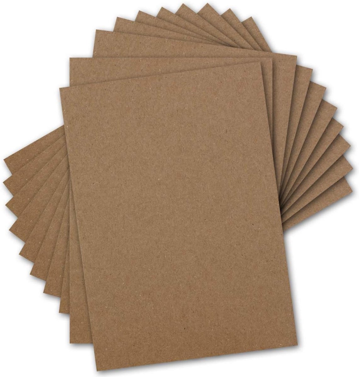 250 Vellen Kraftpapier DIN A4 250g Natuurbruin Gerecycled Papier voor Knutselen en Kaarten