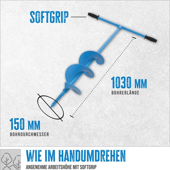 Güde Grondboor GH150 - Ø 15cm - 103cm van Güde — afbeelding 3
