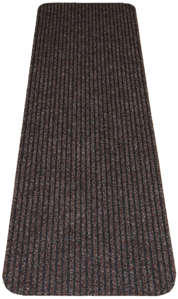 PRIMA - Heavy Duty - Keukenmat - donker bruin - zwart - 50x160cm - antislip