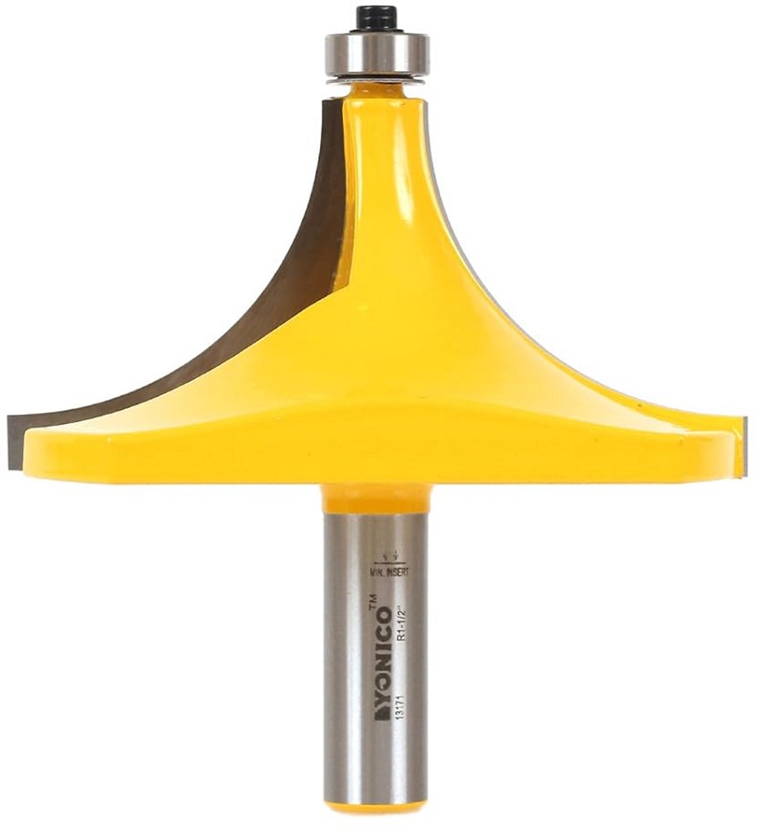 Ronde bovenfrees beitel met 1.27 cm radius en 1.27 cm schacht