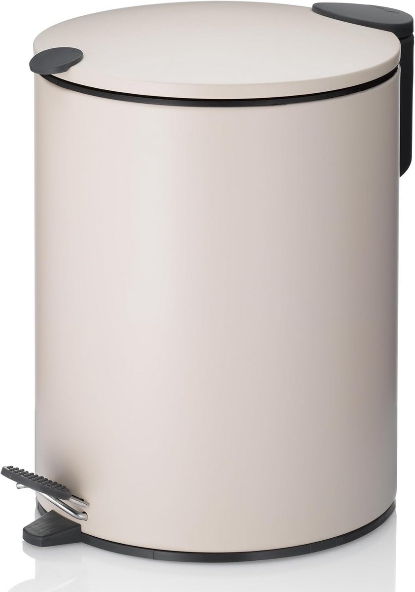 Kleine 5L Pedaalemmer Badkamer met Stille Sluiting en Binnenemmer