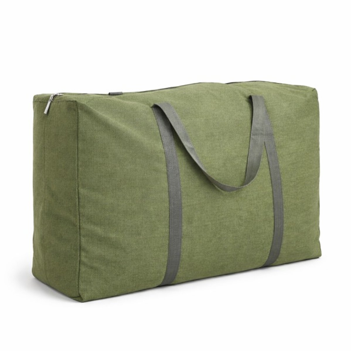 MeubelsvanJoep opbergdoos 60 x 23 x 50 CM, opbergdoos met deksel, versterkte handgreep, kleding, opbergtas, kledingdoos, verhuisdozen voor kleding, jurken, beddengoed, groen
