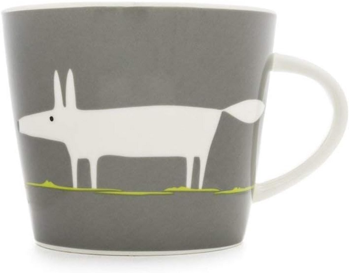 Keramische Mok Mr Fox Tweedelig Kleurontwerp - 350ml