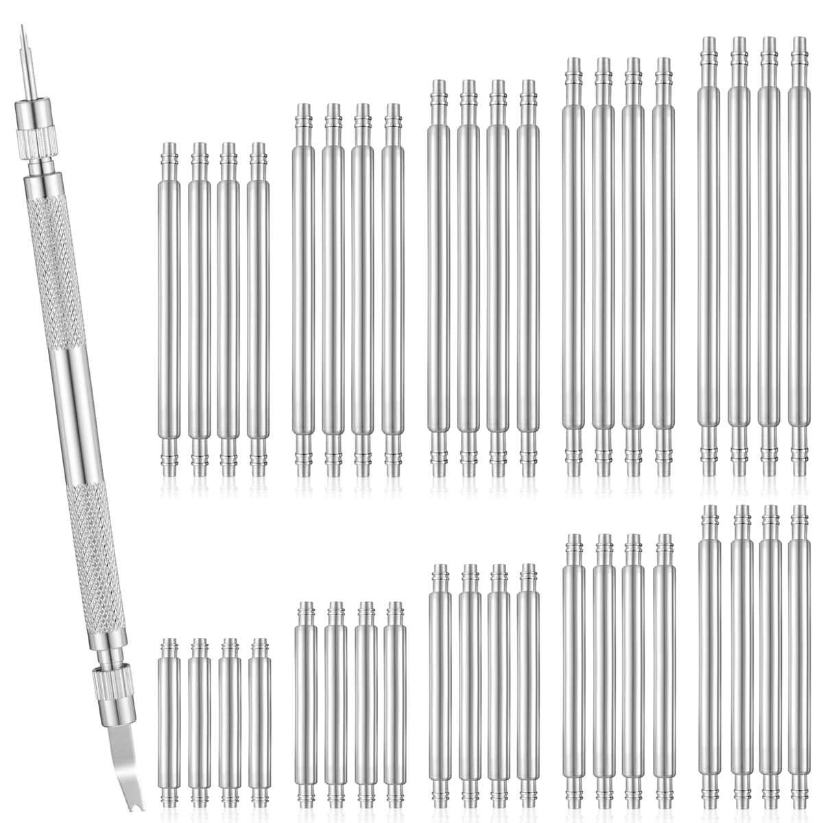 Horlogeband Reparatie Kit - 41-delige Set - Roestvrij Stalen Gereedschap