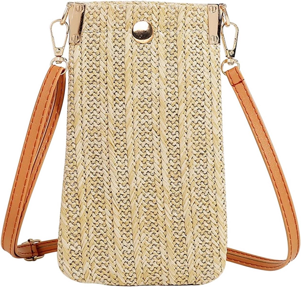 Kleine Crossbody Tas met Lange Riem voor Dames - Stijlvolle Én Praktische Telefoontas voor Reizen