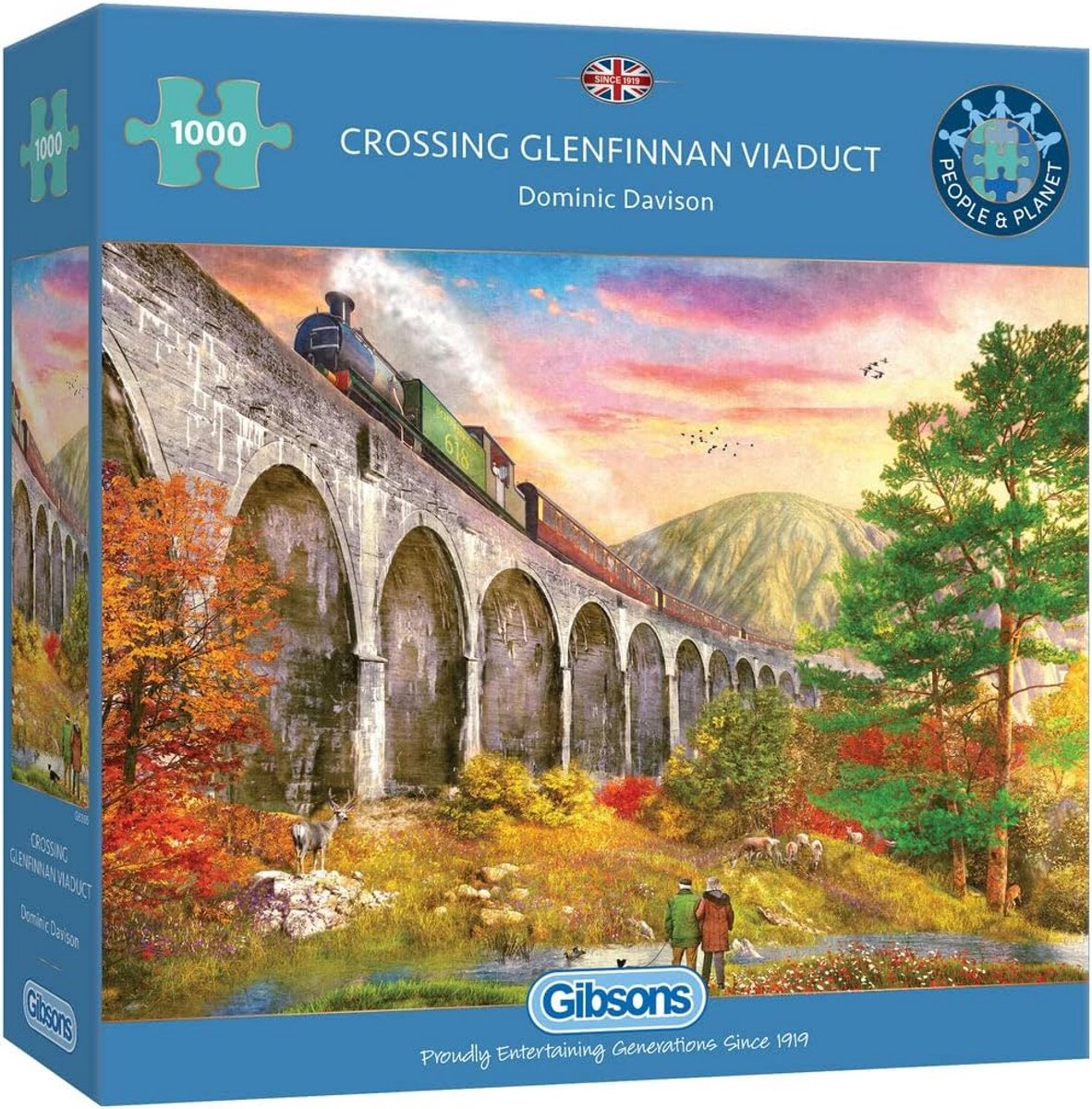 1000 Stuks Legpuzzel: Spectaculair Treinviaduct in Schotland