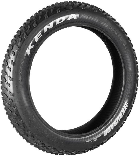 Kenda K1188 Fatbike Buitenband 20×4.0 inch Zwart Grof Profiel All-Terrain voor Zand Sneeuw Modder Gravel