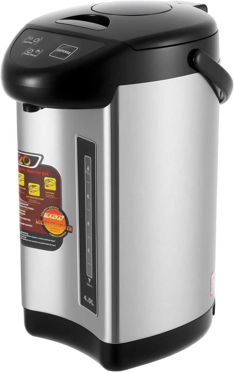 Elektrische Glühweinpan 4 Liter met Warmsysteem voor Warme Dranken