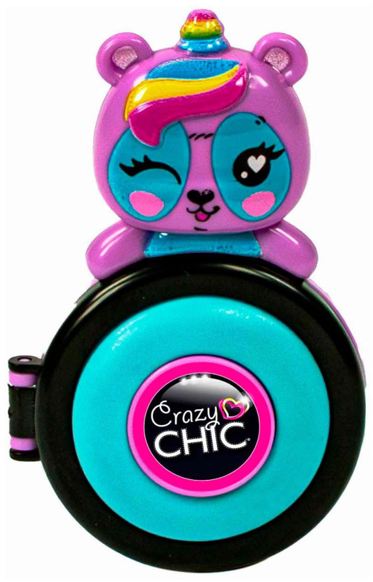 Crazy Chic Panda blauwe haarkleuring krijt Clementoni