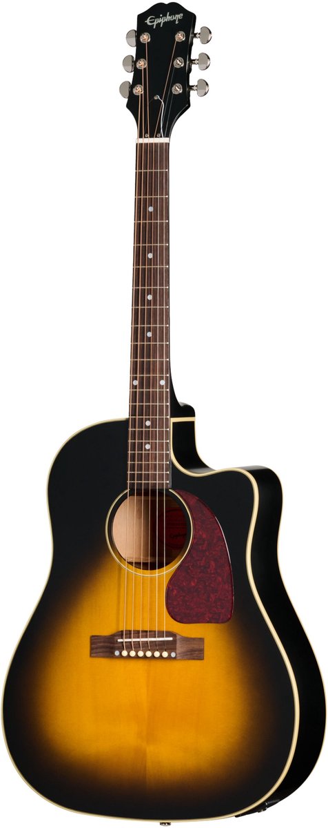 Epiphone J-45 Standard EC Vintage Sunburst - Akoestische gitaar