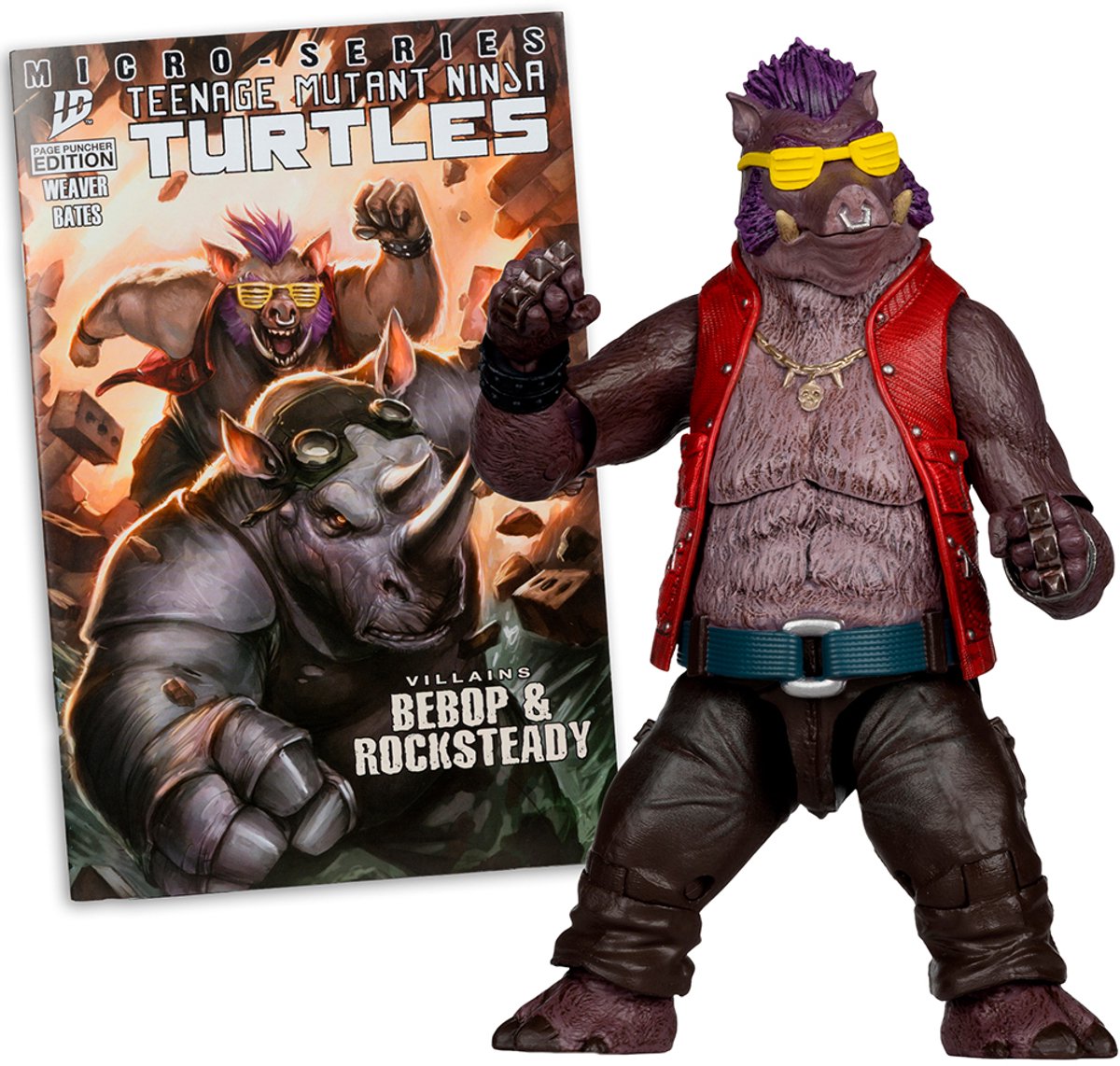 Teenage Mutant Ninja Turtles Page Punchers Action Figure Bebop 16 cm