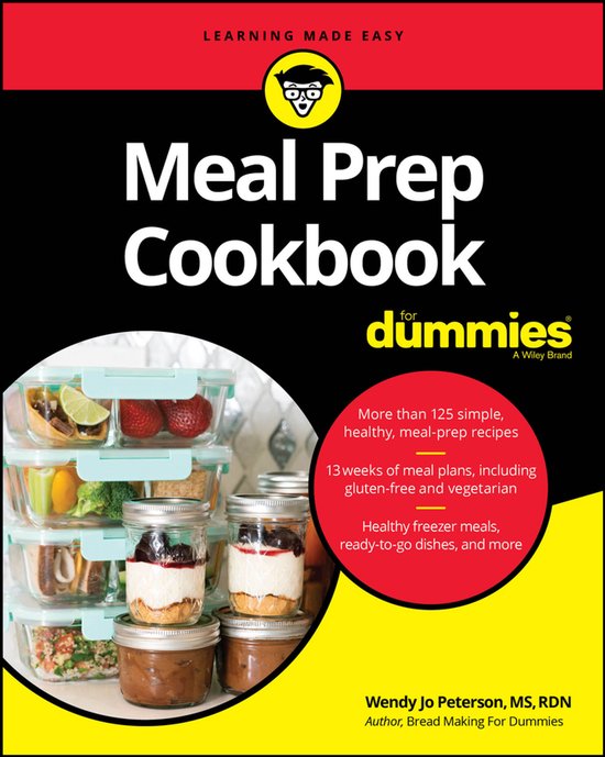 Meal Prep Cookbook For Dummies - cover