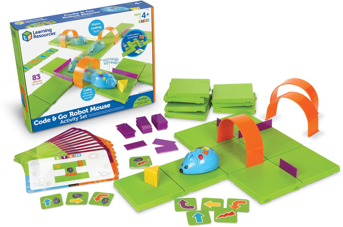 Learning Resources Code & Go® Robot Mouse Activity Set - 5+