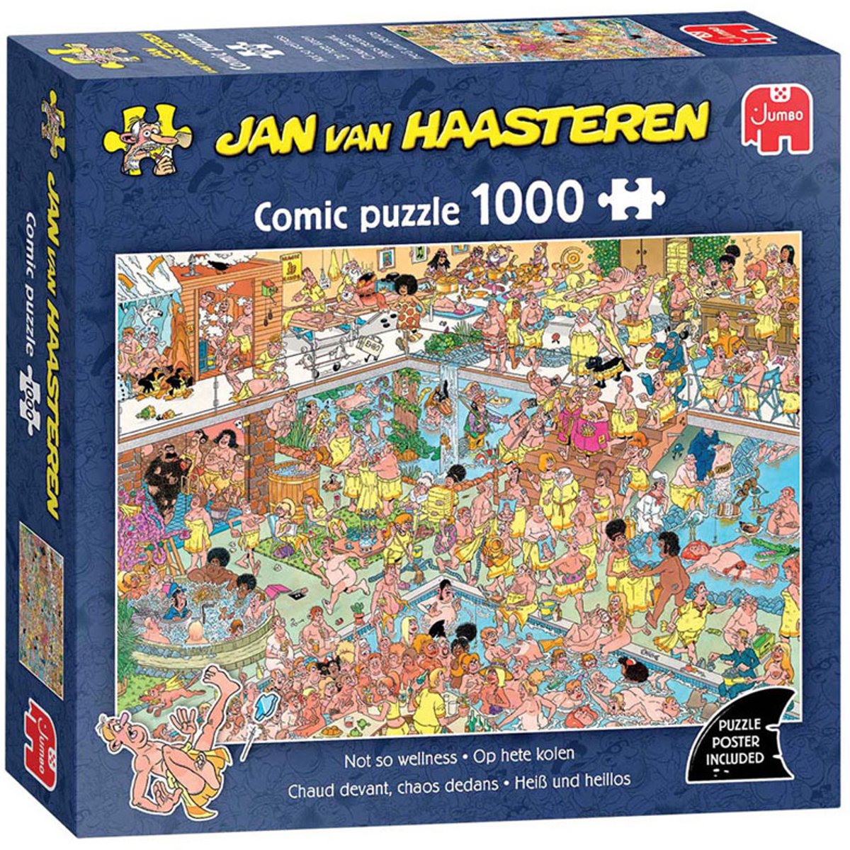 Jan van Haasteren - Op hete kolen - 1000 stukjes puzzel - Legpuzzel — afbeelding 6