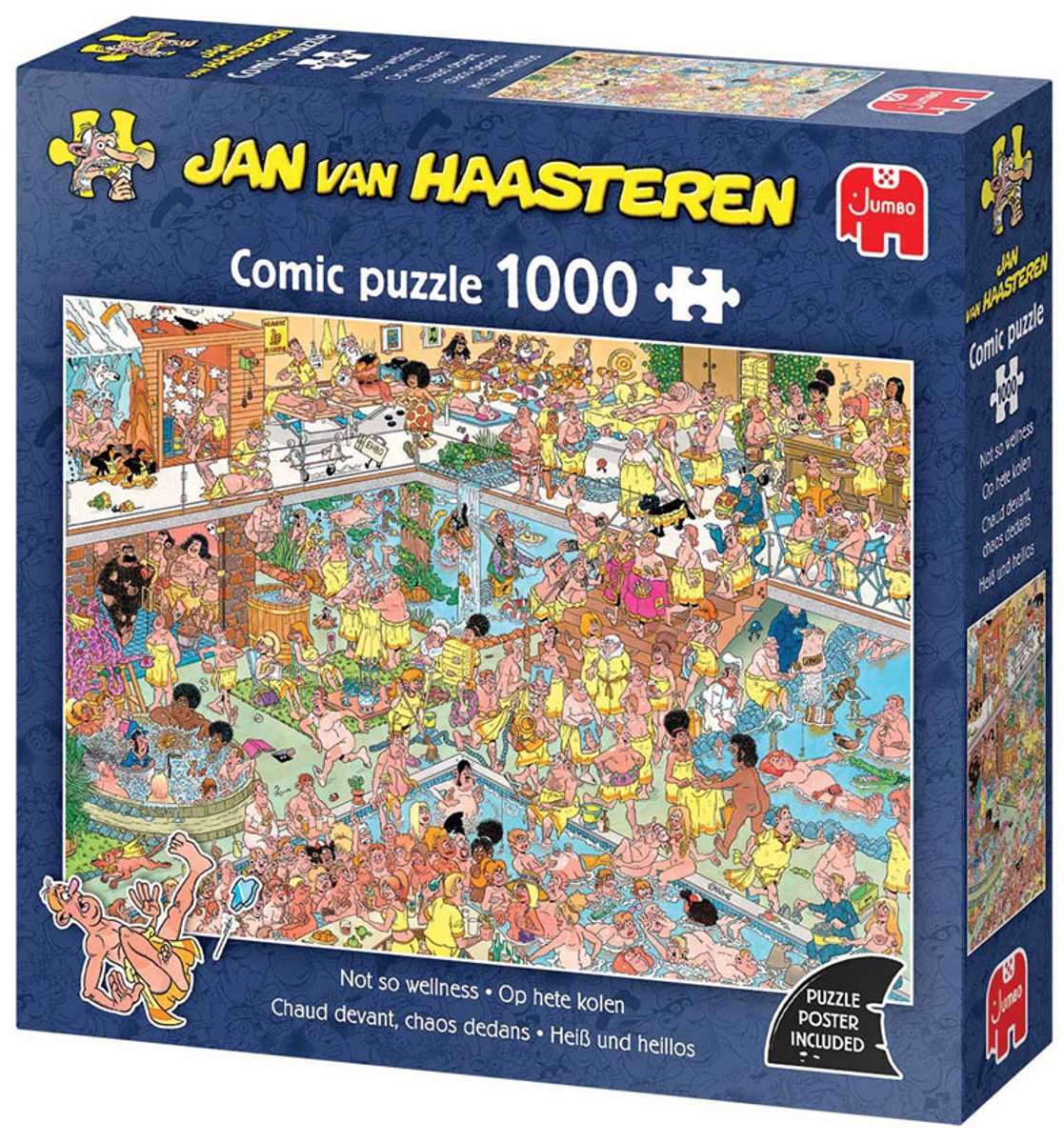 Jan van Haasteren - Op hete kolen - 1000 stukjes puzzel - Legpuzzel — afbeelding 3