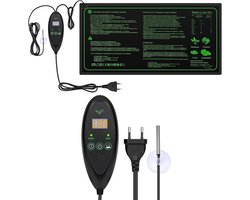 Verwarmingsmat met Thermostaat voor Terrarium en Zaailingen 50x25 cm