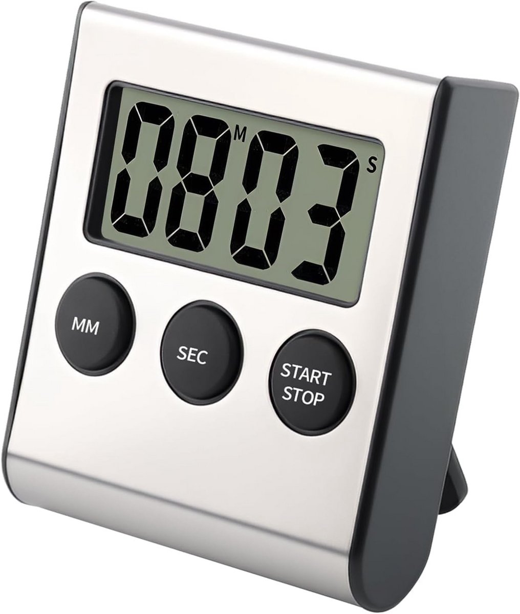 Digitale Keukentimer met Aftellen en Stopwatch Functie