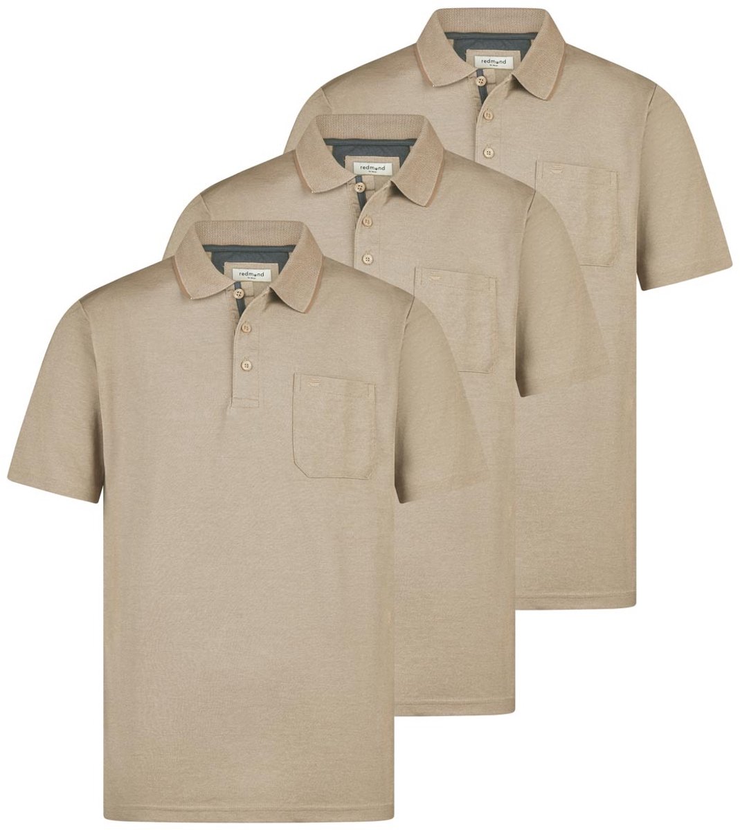 Redmond Heren poloshirt 3 pack Basic