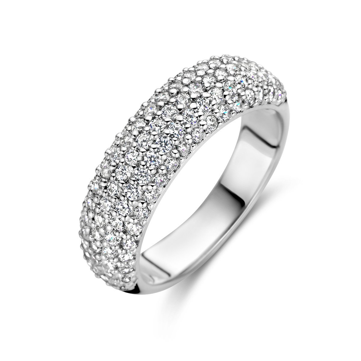 Gerhodineerd Zilver Ring Met Zirkonia 1336950