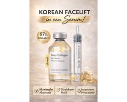Korean Skin Care Collageen Serum – Deep Collagen Silk Peptide Ampoule – Anti Aging Gezicht Serum – Facelift in een Serum -Glow Booster Serum - Hydraterend & Liftend – Glass Skin Effect – 40 ml