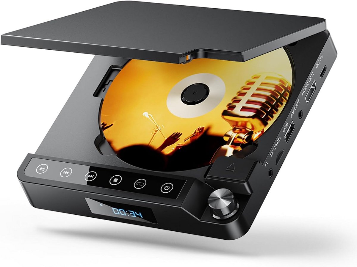 Draaibare DVD Speler voor Televisie - Eenvoudige Bediening