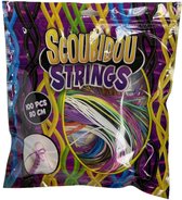 Scoubidou knooptouwtjes creatief speelgoed 100 stuks kleurrijk.