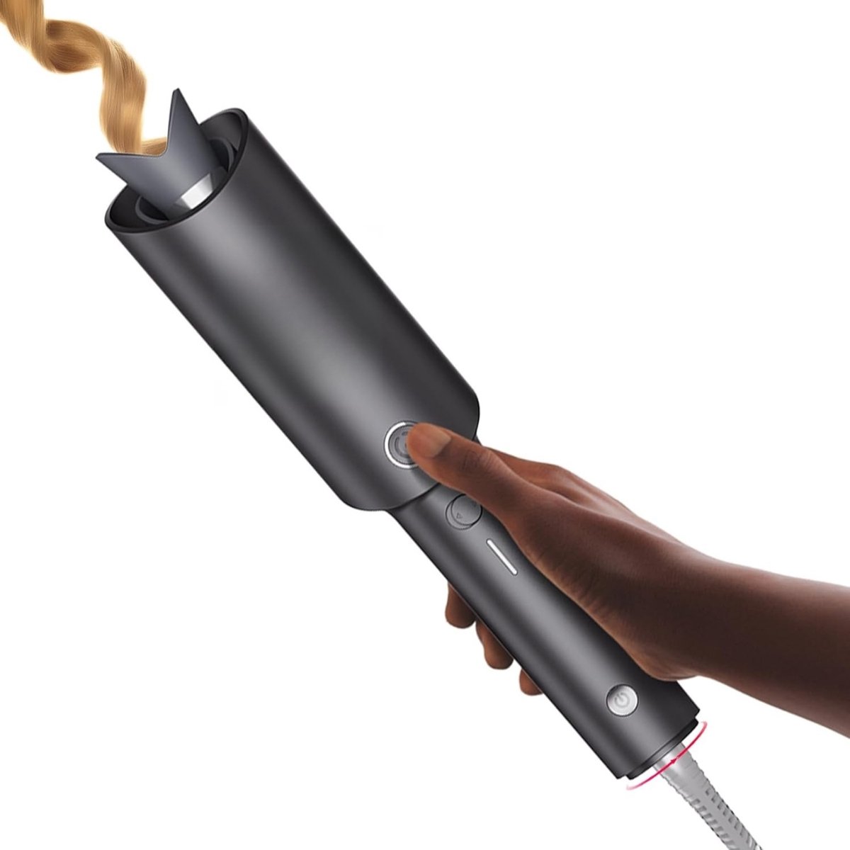 Automatische Krultang voor Grote Krullen – Draagbare Automatisch Roterende Curling Wand Tong 25mm - 160-210℃ - Eenvoudig Krullen - Keramiek Beach Waves