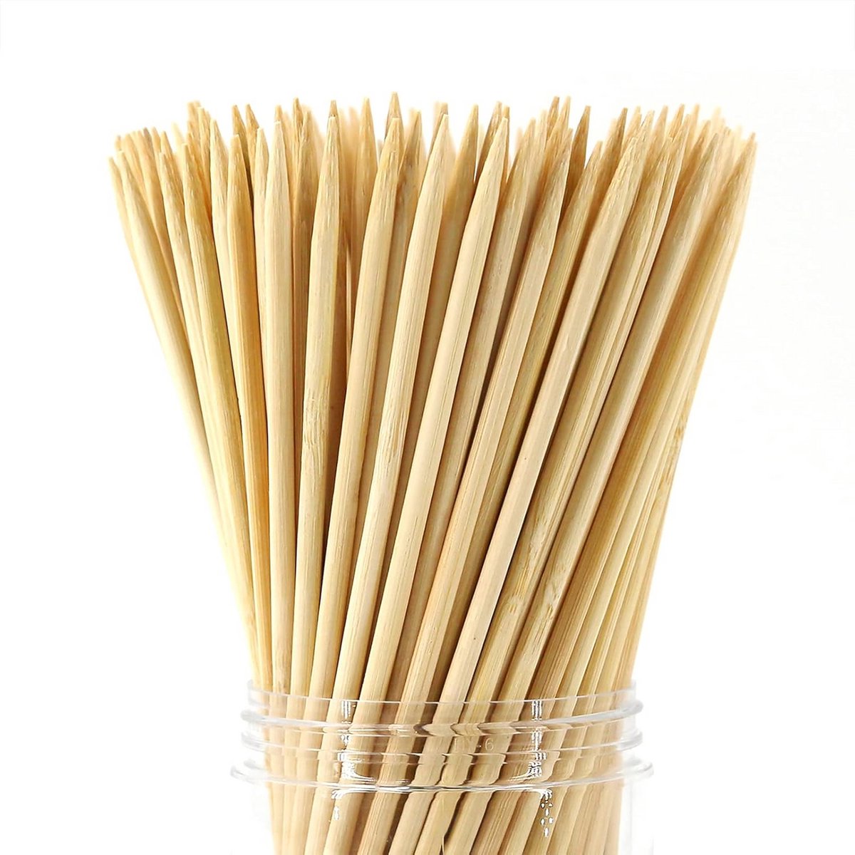 200 Extra Lange Natuurlijke Bamboe Spiesjes Sticks
