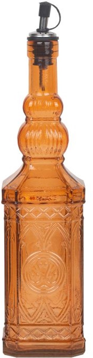 Kitsch Kitchen fles gerycled glas oranje 700 cc