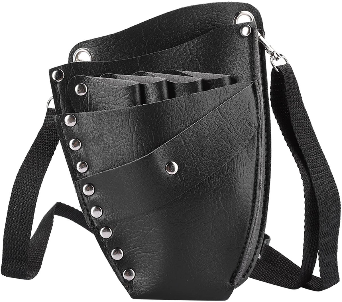 Barber Case - Schaarhouder - PU Leer Met Multi Pocket Functie